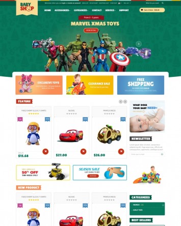 Online Toy Store Template