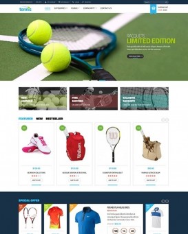 Sports Gear Template for PrestaShop Stores